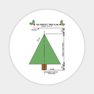 Perfect Christmas Tree Magnet